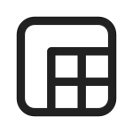Table Freeze SVG Icon